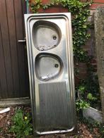 inox wasbak, Ophalen, Gebruikt