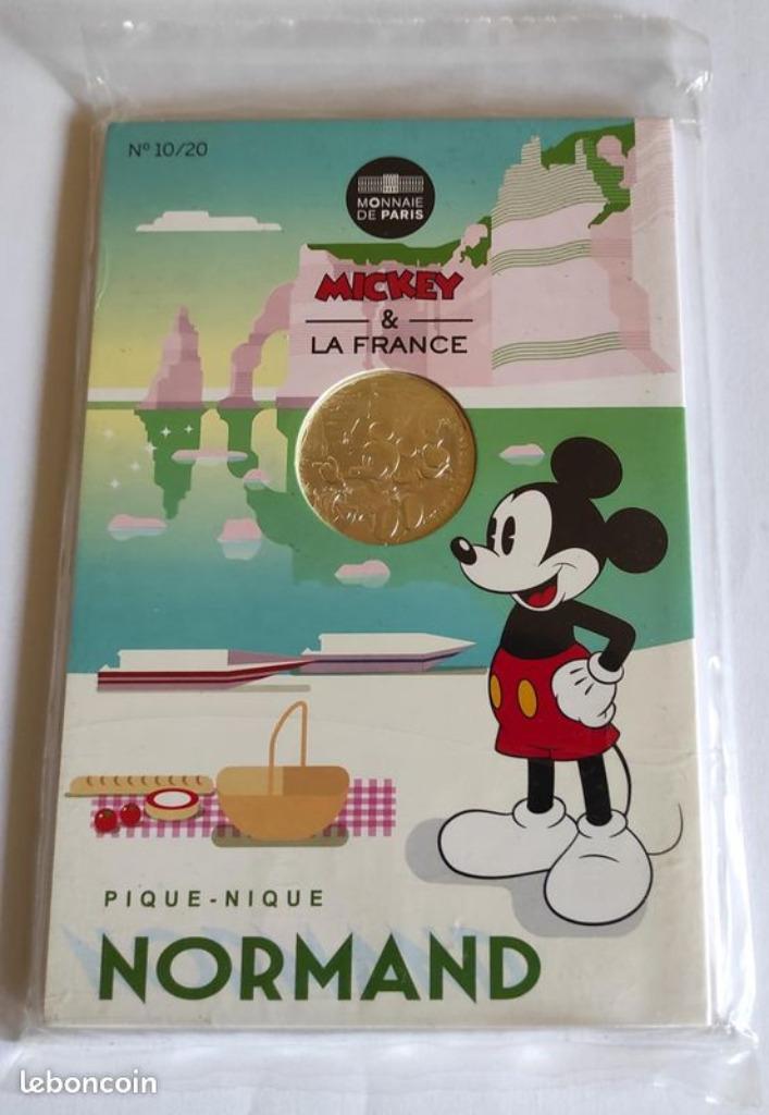 Pièce 10 euros en argent Mickey Normand, Postzegels en Munten, Munten | Europa | Euromunten, Setje, 10 euro, Frankrijk, Zilver