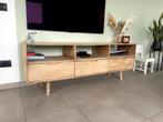 Tv-meubel - 165x40x60 - massief mango, Huis en Inrichting, Ophalen, Gebruikt, 150 tot 200 cm, Minder dan 100 cm