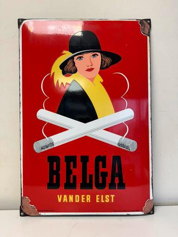 BELGA emaille reclamebord 1952 beschikbaar voor biedingen