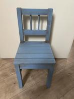 Te koop leuk blauw stevig kinderstoeltje, Ophalen, Zo goed als nieuw