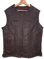 Nieuw bikervest van echt leer, Motoren, Kleding | Motorkleding, Ophalen of Verzenden, Nieuw met kaartje, Jas | leer