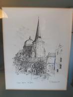 Liège - Eglise St Jean 40cmx35cm, Antiquités & Art, Enlèvement ou Envoi