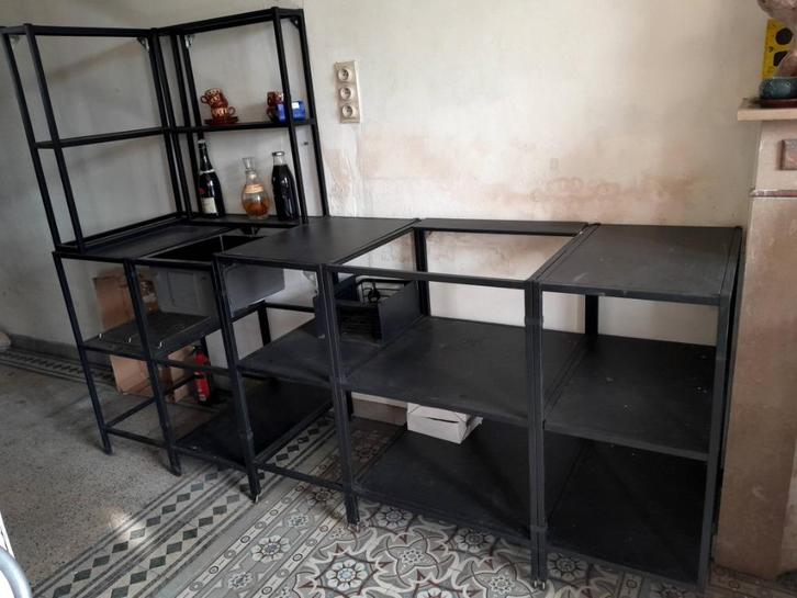 Keukenkasten zwart ikea ENHET, Huis en Inrichting, Keuken | Keukenelementen, Zwart, Ophalen