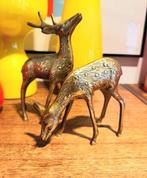 Messing hertenkoppel, hertjes, herten, reetjes, Antiek en Kunst, Ophalen of Verzenden