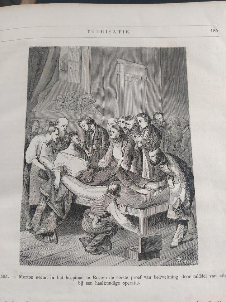 boek: uit de natuurwetenschap//Louis Figuier - 1879- NL, Antiek en Kunst, Antiek | Boeken en Manuscripten, Ophalen of Verzenden