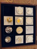 Setje penningen, Ophalen of Verzenden, Zilver