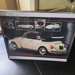 Volkswagen kever cabrio , in kader 50 cm x 40 cm ., Ophalen of Verzenden, Zo goed als nieuw