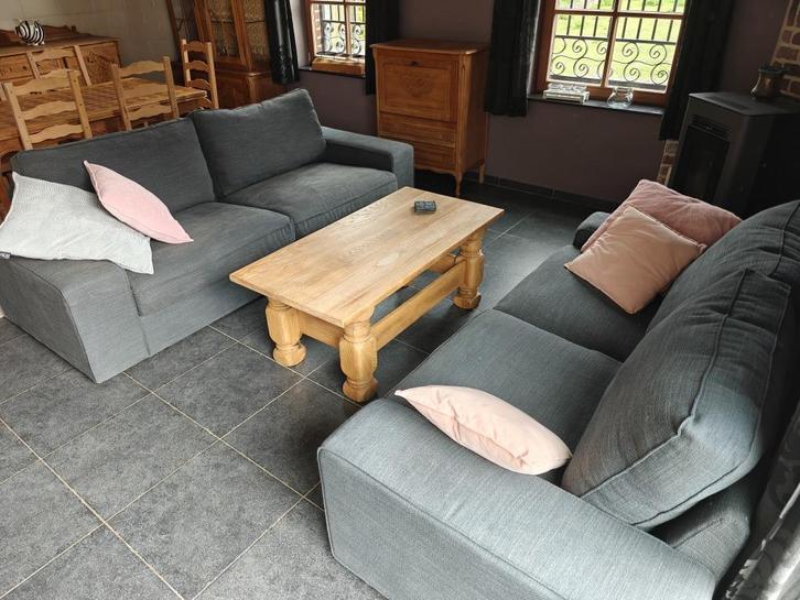 Ikea HIVIK zetel set, Huis en Inrichting, Zetels | Zetels, Gebruikt, Rechte bank, Vierpersoons of meer, 200 tot 250 cm, 75 tot 100 cm