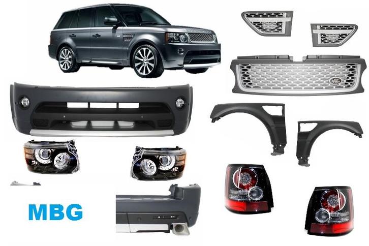 Range Rover Sport Autobiography body kit 2005 - 2009 NIEUW!!, Auto-onderdelen, Carrosserie, Land Rover, Voor, Achter, Links, Rechts