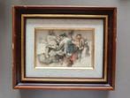 Vintage 3D-diorama, Anton Pieck, Antiek en Kunst, Kunst | Etsen en Gravures, Ophalen of Verzenden