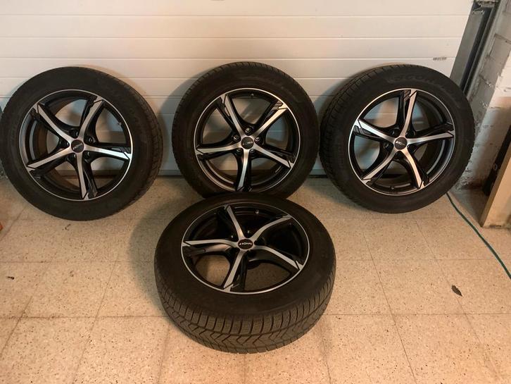Winterset Ronal R62 19" Wielen Pirelli-banden 6 mm, Mercedes, Auto-onderdelen, Banden en Velgen, Velg(en), Winterbanden, 19 inch