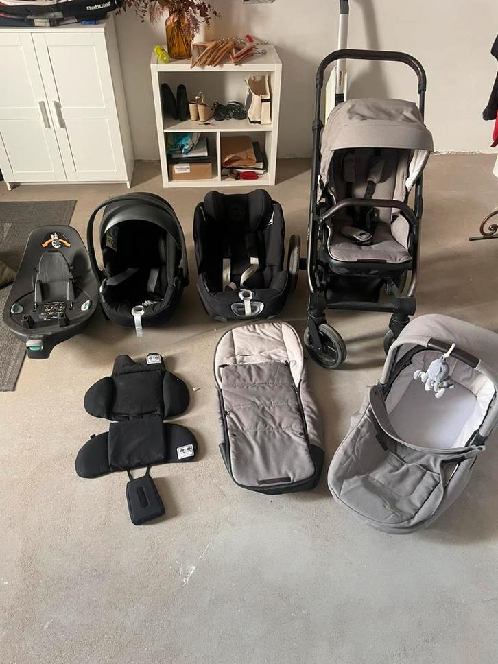 Volledige set voor aanstaande ouders (Mutsy, Cybex), Kinderen en Baby's, Kinderwagens en Combinaties, Zo goed als nieuw, Mutsy