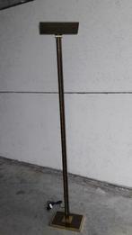 Retro messing vloerlamp brass floorlamp, Ophalen, Gebruikt, Metaal, Design
