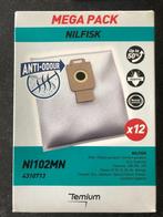 Stofzuigerzakken Nilfisk megapack NI102MN - 12 stuks, Ophalen, Nieuw