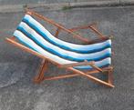 Inklapbare strandstoel/ligstoel, Tuin en Terras, Ophalen, Hout, Inklapbaar