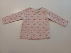 Roze longsleeve 'vos' maat 86 Bel&Bo, Enlèvement ou Envoi, Utilisé, Chemisette ou Manches longues, Bel & Bo