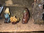 Crèche de luxe avec grenier et figurines., Enlèvement ou Envoi