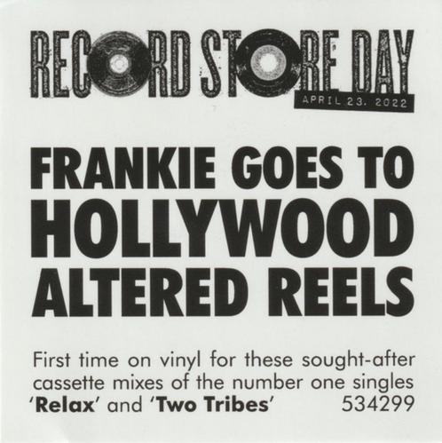 FRANKIE GOES TO HOLLYWOOD - LP - ALTERED REELS - RSD 2022, CD & DVD, Vinyles | Rock, Neuf, dans son emballage, Pop rock, 12 pouces