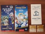 Europapark 50 jaar: grondplan, brochure, servet suikerzakjes, Verzamelen, Ophalen of Verzenden