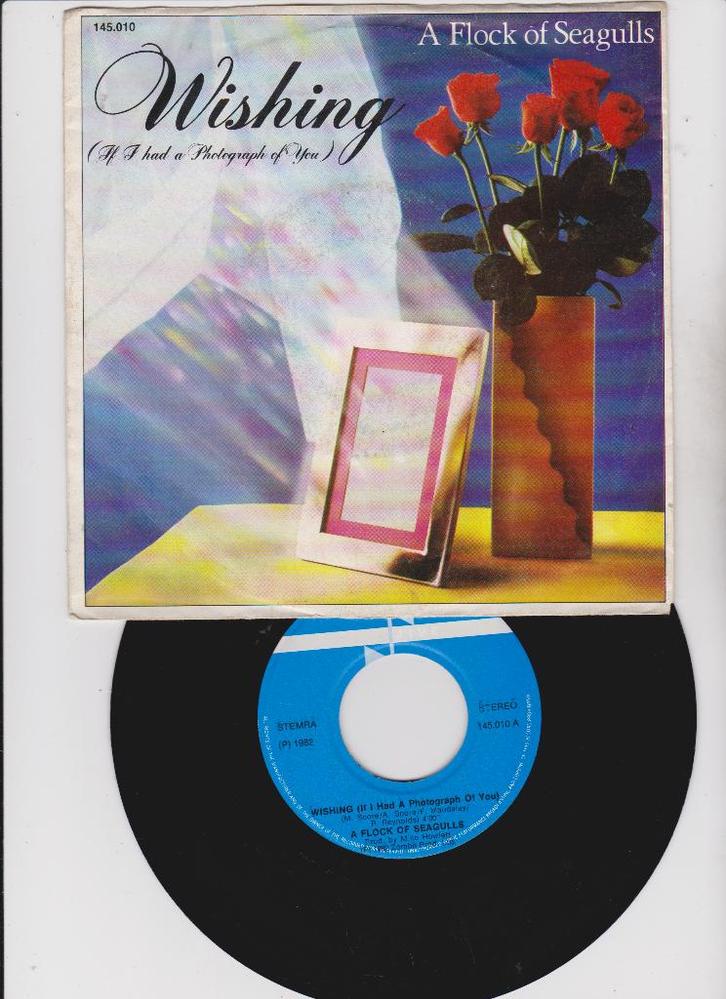 A Flock Of Seagulls – Wishing (If I Had A Photograph Of You), CD & DVD, Vinyles Singles, Utilisé, Single, Pop, 7 pouces, Enlèvement ou Envoi