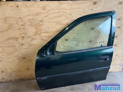 OPEL VECTRA B SEDAN Groen L359 links voor deur 1995-2002, Auto-onderdelen, Carrosserie, Deur, Opel, Gebruikt, Ophalen of Verzenden
