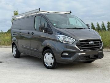 Ford Transit Custom 3pl Automatique 2021 avec 46.000km !, Autos, Achat, Euro 6, Entreprise, 3 places