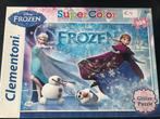 Frozen glitter puzzel 104 stuks, Ophalen of Verzenden, Meer dan 50 stukjes, Zo goed als nieuw, 6 jaar of ouder