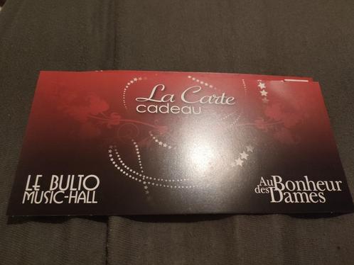 Carte cadeau au bonheur des dames, Tickets en Kaartjes, Kortingen en Cadeaubonnen, Eén persoon, Overige typen, Cadeaubon
