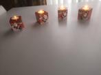 Kerstkaarshouders kubus 4 voor 6 €, Ophalen of Verzenden