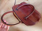 Lederen handtas met schouderriem, Breedte 38cm, hoogte 27cm, Ophalen, Zo goed als nieuw, Handtas