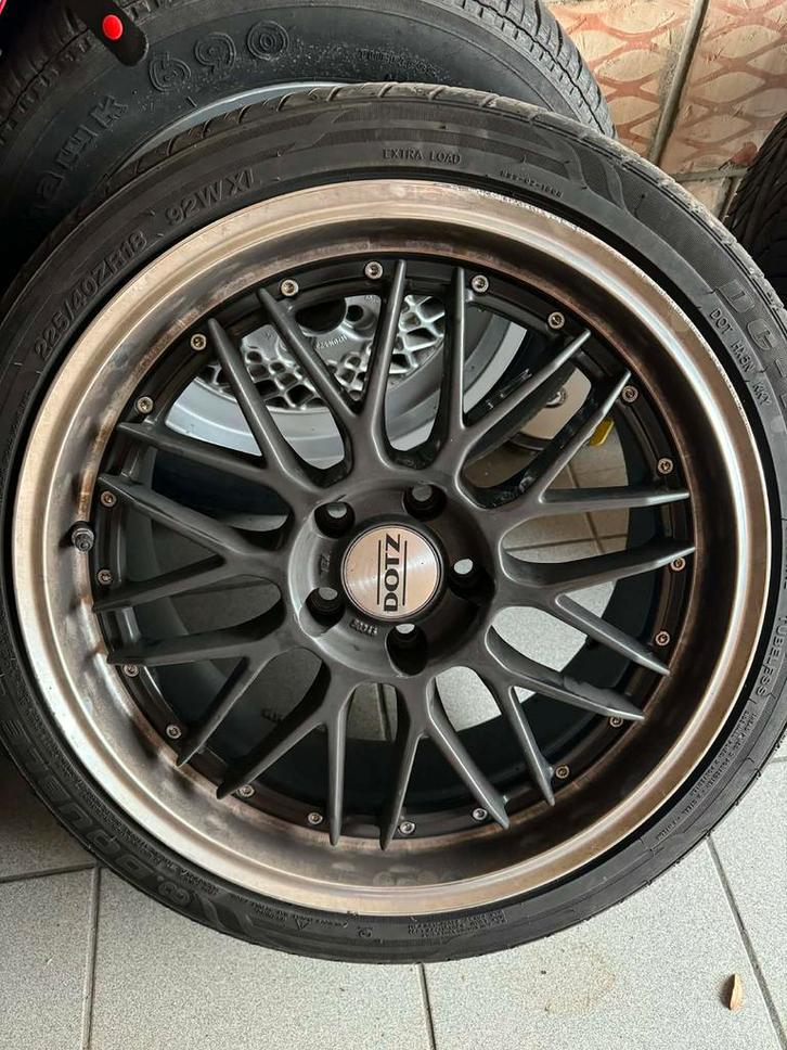 Dotz velgen 18 inch 5x112, Auto-onderdelen, Banden en Velgen, Band(en), 18 inch, 225 mm, Ophalen