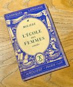 Livre Molière - L'École des Femmes, Classiques Larousse, Enlèvement ou Envoi, Molière, Utilisé, Europe autre