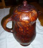 Pot à eau en céramique décorée et vernissée. Art africain, Enlèvement ou Envoi