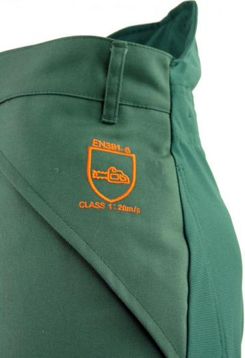 Vaweco Bos Tuin bouw - zaag snij beschermende broek nieuw  beschikbaar voor biedingen