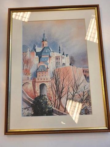 Luxemburgse lithografie beschikbaar voor biedingen