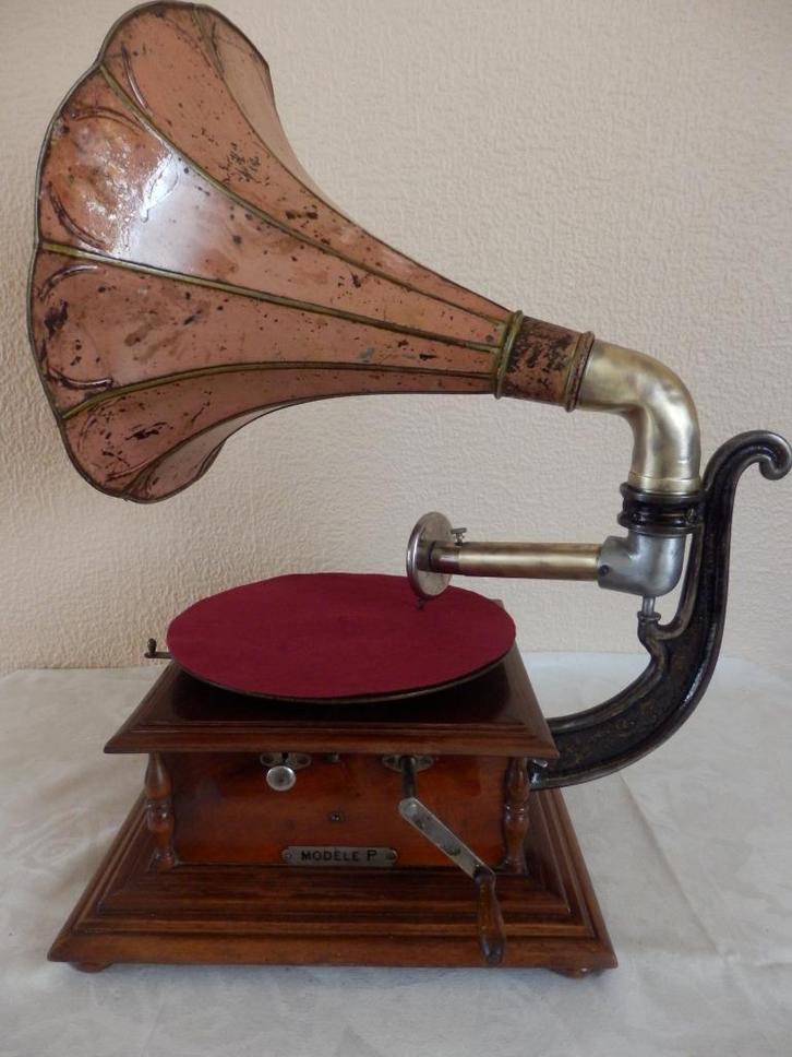 Grammofoon Pathé, Antiek en Kunst, Antiek | Tv's en Audio, Ophalen of Verzenden