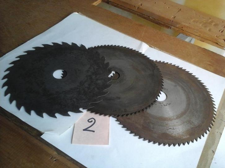 ZAAGBLADEN (Lot 2) (3 stuks), Bricolage & Construction, Outillage | Pièces de machine & Accessoires, Utilisé, Enlèvement ou Envoi