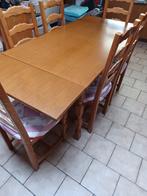 Table + 6 chaises, Ophalen, Gebruikt, Vijf personen of meer, 50 tot 100 cm