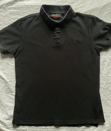 Pierre Cardin, zwarte polo regular fit XS beschikbaar voor biedingen