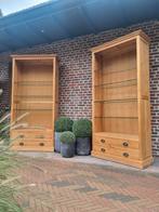 3 x teak vitrinekast/boekenkast GRATIS LEVERING
