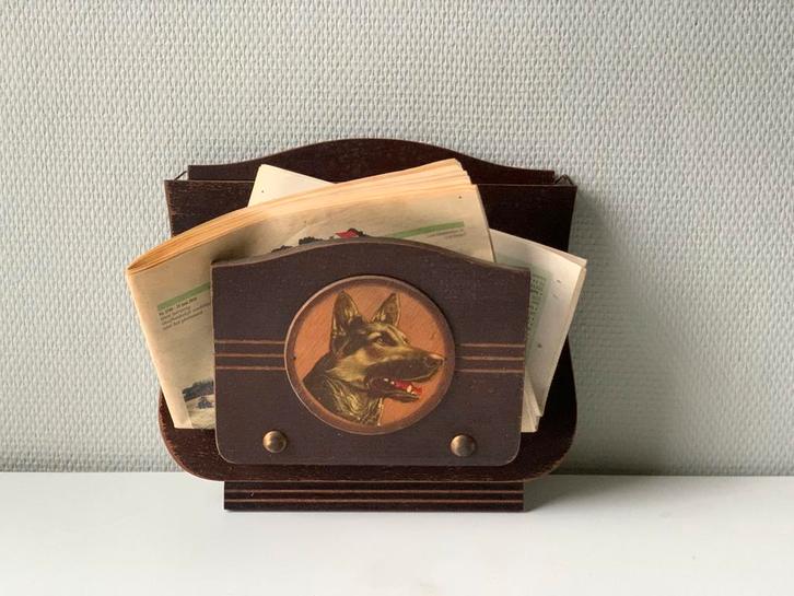 Krantenhouder | Vintage, Huis en Inrichting, Woonaccessoires | Krantenbakken en Lectuurbakken, Ophalen of Verzenden