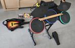 PS3 + Guitar Hero World Tour + Drum + extra's, Games en Spelcomputers, Ophalen, Muziek, Eén computer, Zo goed als nieuw