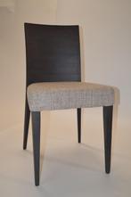 3x Stoelen, Dining Chair, Showroom Model, Strak, Hout, Texti, Huis en Inrichting, Ophalen, Hout, Nieuw, Drie