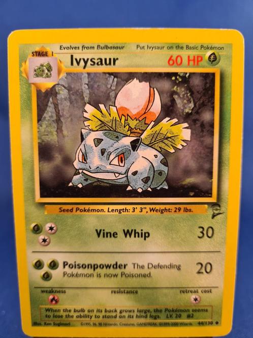 Ivysaur 44/130 - Base Set 2, Hobby en Vrije tijd, Verzamelkaartspellen | Pokémon, Zo goed als nieuw, Verzenden