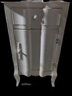 Kleine witte meubels — compact en functioneel, Ophalen, Minder dan 50 cm, Gebruikt, 1 of 2 laden