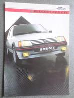 Peugeot 205 GTI 1.6 105 PK Brochure, Boeken, Auto's | Folders en Tijdschriften, Peugeot, Ophalen of Verzenden