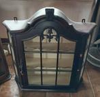 Antieke vintage vitrinekastje, Huis en Inrichting, Ophalen, Gebruikt