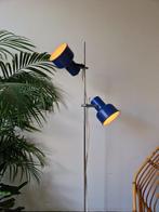 Vintage seventies staande lamp met 2 spots | vloerlamp, Ophalen, Gebruikt, 100 tot 150 cm, Vintage