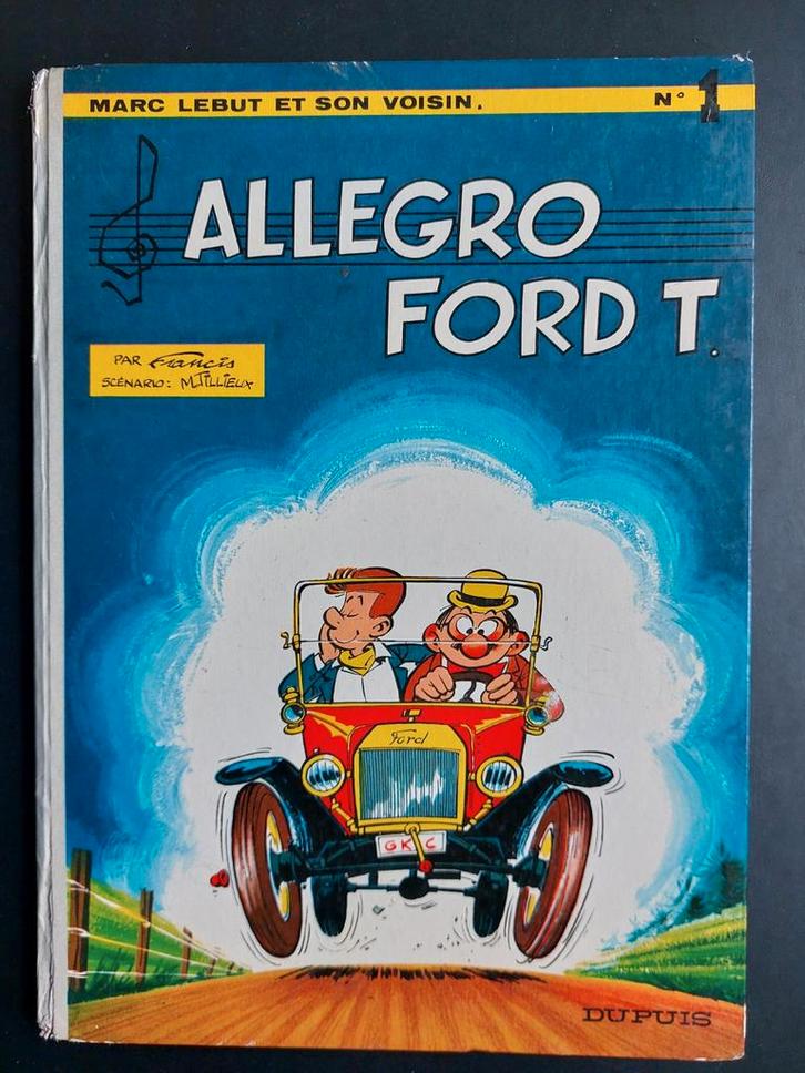 MARC LEBUT ET SON VOISIN 1968 EO allegro Ford T etatcorrect, Boeken, Stripverhalen, Ophalen of Verzenden